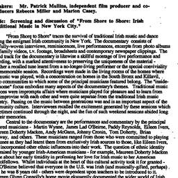 Minutes, 1993-10-08. Irish ...