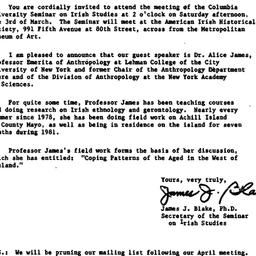 Announcements, 1984-02-23. ...
