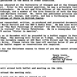 Announcements, 1986-11-25. ...
