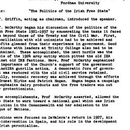 Minutes, 1977-05-07. Irish ...