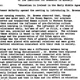 Minutes, 1976-11-06. Irish ...