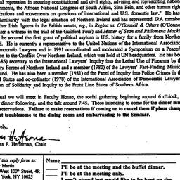 Announcements, 1995-08-18. ...