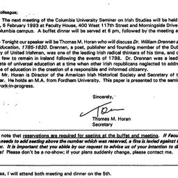 Announcements, 1993-01-12. ...