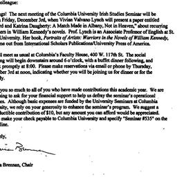 Announcements, 1999-11-29. ...