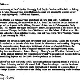 Announcements, 1996-02-09. ...