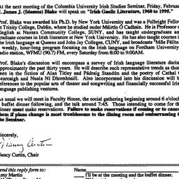 Announcements, 1996-01-13. ...