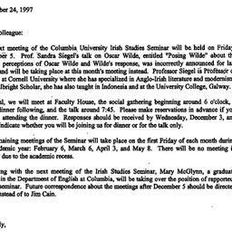 Announcements, 1997-11-24. ...