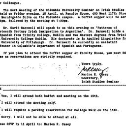 Announcements, 1988-03-17. ...
