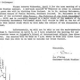 Announcements, 1980-03-27. ...