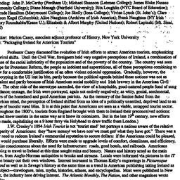 Minutes, 1999-03-05. Irish ...