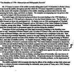 Minutes, 1998-11-06. Irish ...