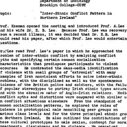 Minutes, 1974-10-05. Irish ...