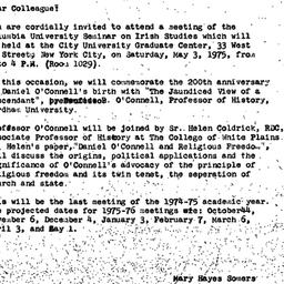 Announcements, 1975-04-24. ...