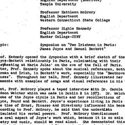 Minutes, 1975-04-12. Irish ...