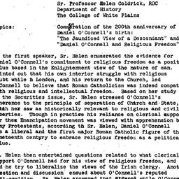 Minutes, 1975-05-03. Irish ...