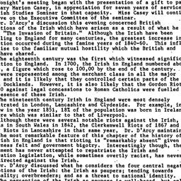 Minutes, 1991-09-20. Irish ...