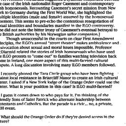 Minutes, 1996-10-11. Irish ...