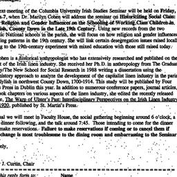 Announcements, 1997-03-07. ...