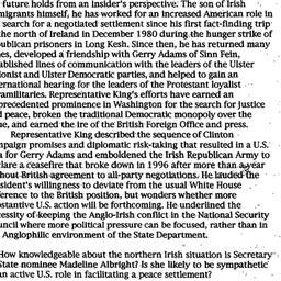 Minutes, 1996-12-06. Irish ...