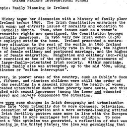 Minutes, 1985-11-14. Irish ...