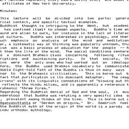 Minutes, 1991-03-25. Buddhi...