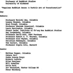 Minutes, 1994-03-31. Buddhi...