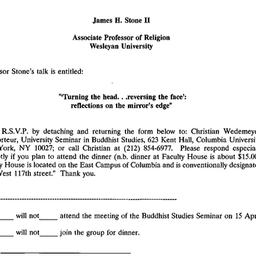 Announcements, 1993-04-02. ...