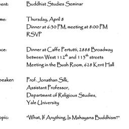Announcements, 1999-04-08. ...