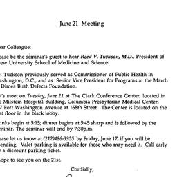 Announcements, 1994-06-21. ...