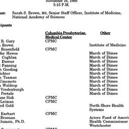 Minutes, 1995-11-16. Nation...