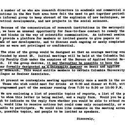 Announcements, 1963-10-11. ...