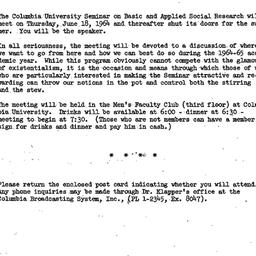Announcements, 1964-06-04. ...
