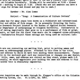 Announcements, 1964-03-26. ...