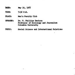 Minutes, 1967-05-10. Basic ...