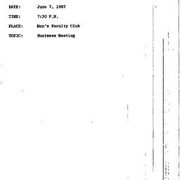 Minutes, 1967-06-07. Basic ...