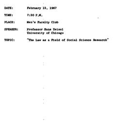 Minutes, 1967-02-15. Basic ...