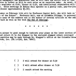 Announcements, 1965-01-28. ...
