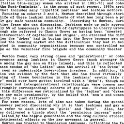 Minutes, 1989-10-05. Homose...