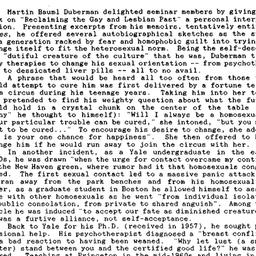 Minutes, 1989-12-07. Homose...