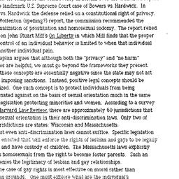 Minutes, 1991-03-07. Homose...