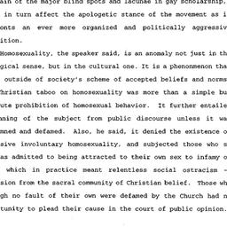 Minutes, 1993-11-04. Homose...