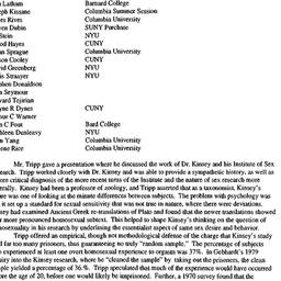 Minutes, 1994-10-06. Homose...