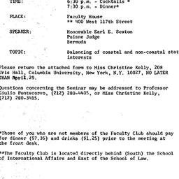 Announcements, 1974-05-02. ...