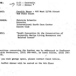 Announcements, 1978-05-03. ...