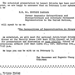 Announcements, 1979-02-01. ...