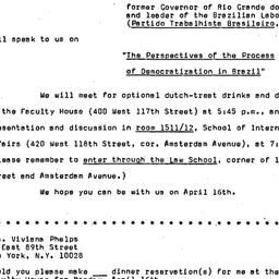 Announcements, 1979-04-16. ...