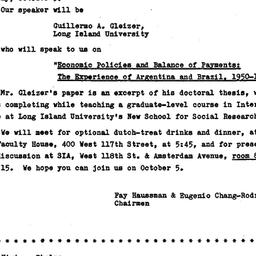 Announcements, 1978-10-05. ...