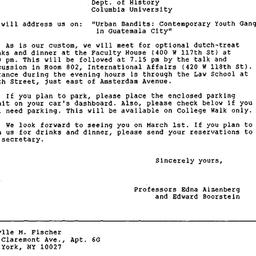Announcements, 1990-03-01. ...