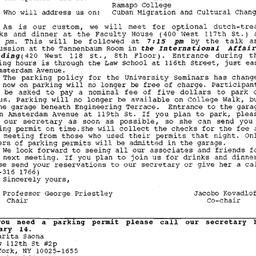 Announcements, 1994-02-03. ...