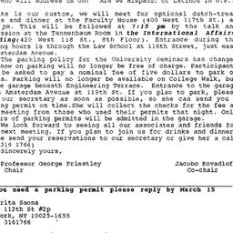 Announcements, 1994-03-31. ...
